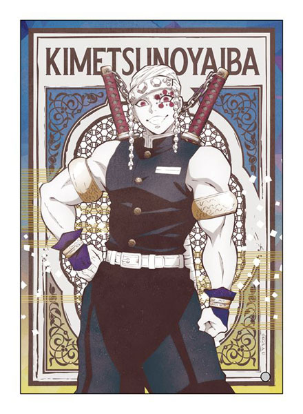 き*ら様 鬼滅の刃　宇髄天元　デザインアクリル色紙 鬼滅の刃 宇髄天元 描き下ろし色紙 吾峠呼世晴の通販 by