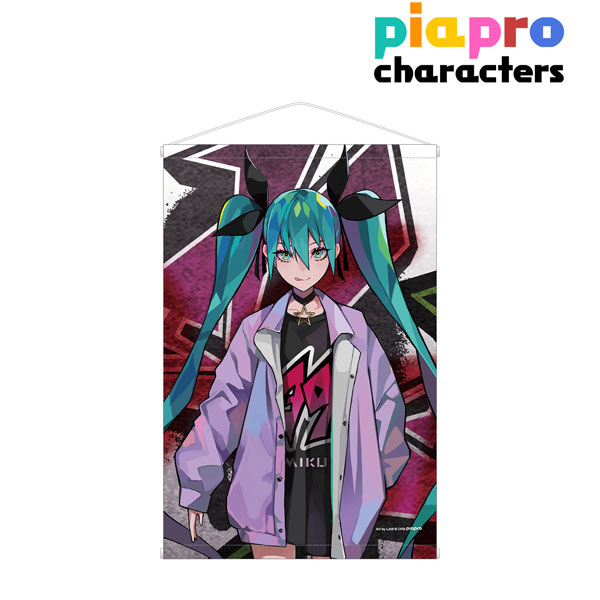 ピアプロキャラクターズ 初音ミク LAM タペストリー ピアプロキャラクターズ 初音ミク Street Style Art by LAM