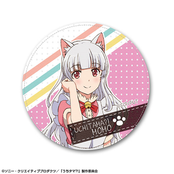 うちタマ？！ ～うちのタマ知りませんか？～ レザーバッジ デザイン04(花咲モモ)[ライセンスエージェント]《在庫切れ》