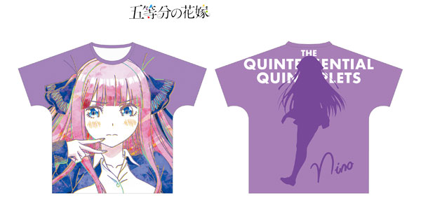 五等分の花嫁 二乃 Ani-Art フルグラフィックTシャツ ユニセックス XL[アルマビアンカ]《在庫切れ》