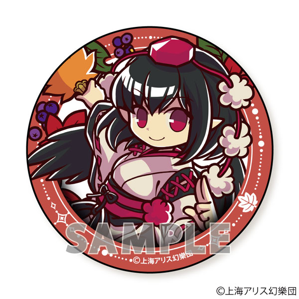 東方Project とびだすたいる！ BIG缶バッジ Part5 射命丸文 天狗Ver 