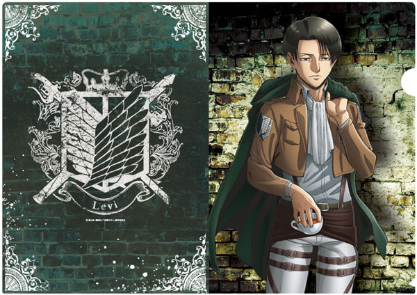 進撃の巨人 描き下ろしクリアファイル リヴァイ(決戦前夜)[TBSグロウ