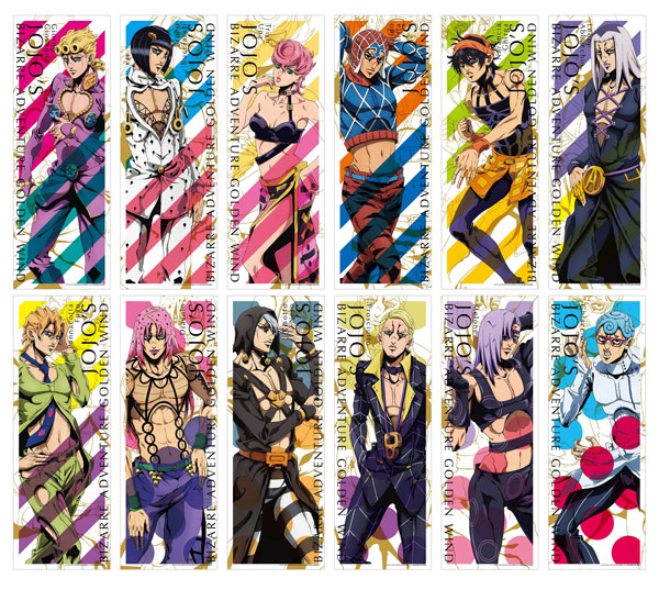 ジョジョ キャラポスコレクション2 ジョジョの奇妙な冒険 黄金の風 キャラポスコレクション2 6個