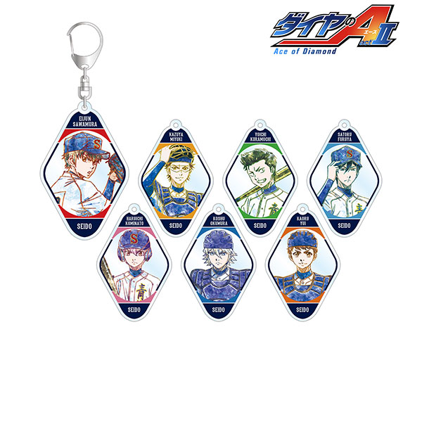 ダイヤのA act II トレーディング Ani-Art アクリルキーホルダー 7個入りBOX[アルマビアンカ]《在庫切れ》