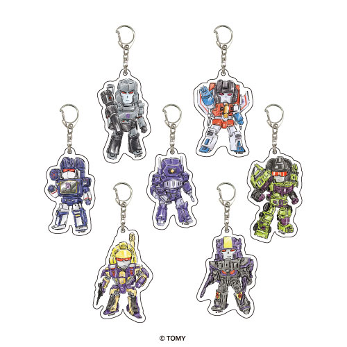 H*o様 トランスフォーマー アクリルキーホルダー 02.グラフアートデザイン アクリルキーホルダー「トランスフォーマー」02/グラフアート 7個入り