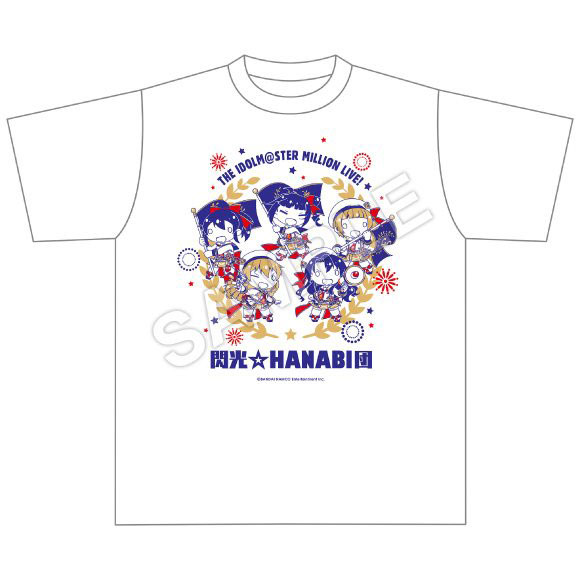 ちまドル アイドルマスター ミリオンライブ！ Tシャツ 閃光