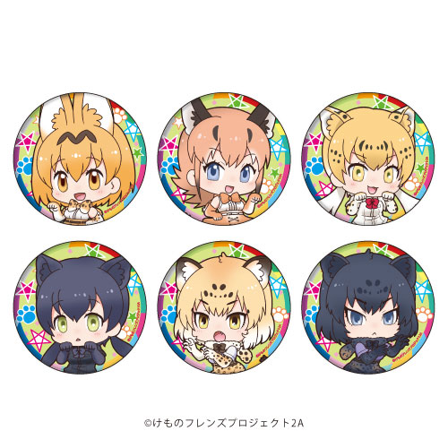 缶バッジ「けものフレンズ」03/猫の日ver. 6個入りBOX[A3]《在庫切れ》