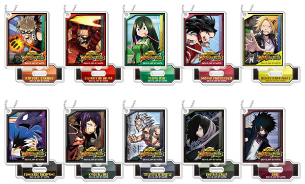 スタンドミニアクリルキーホルダー 僕のヒーローアカデミア ヒーローズバトルラッシュb 10個入りbox タカラトミーアーツ 在庫切れ