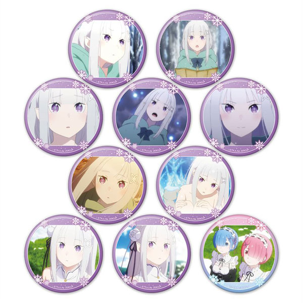 Re：ゼロから始める異世界生活 トレーディング缶バッジ 10個入りBOX