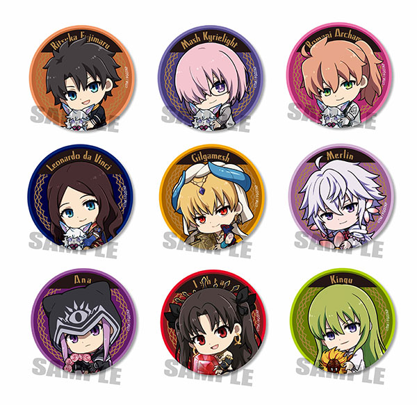 トレーディング缶バッジ Fate/Grand Order -絶対魔獣戦線バビロニア- ぎゅぎゅっと 9個入りBOX[ベルハウス]《在庫切れ》