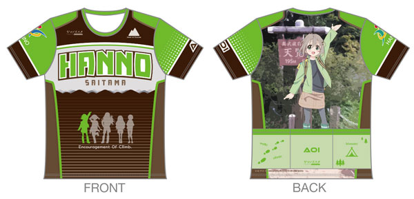 ヤマノススメ−雪村あおいTシャツ ヤマノススメ サードシーズン ツーリングTシャツ 雪村あおいVer. (M