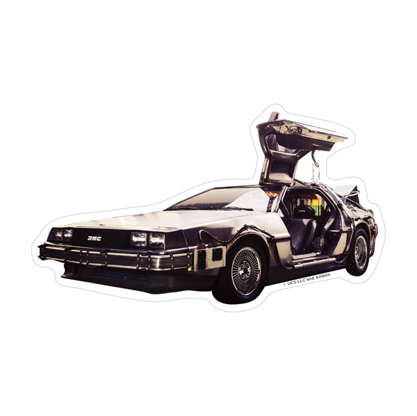 Back To The Future Delorean Sticker[GEEK LIFE]