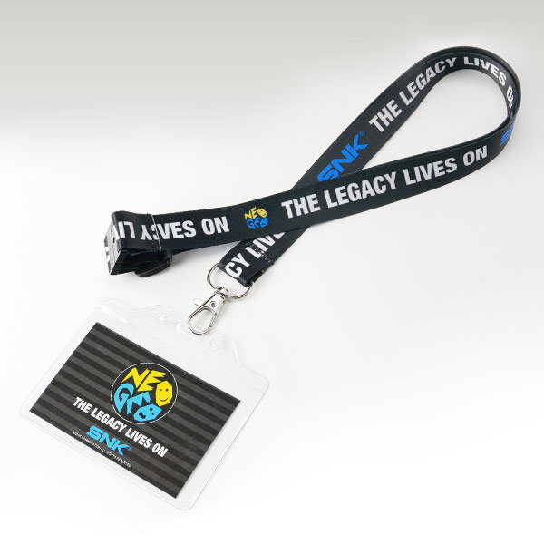 NEOGEO LABEL ネックストラップ BK[SNKエンタテインメント]《在庫切れ》