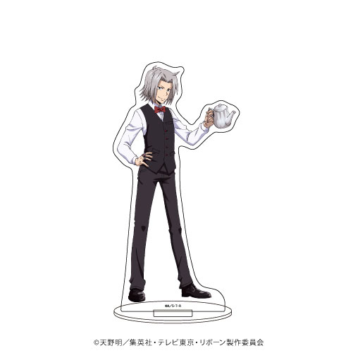 キャラアクリルフィギュア「家庭教師ヒットマン REBORN！」10/獄寺隼人 カフェver.[A3]《在庫切れ》