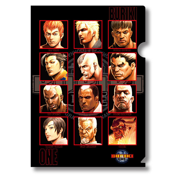 武力~BURIKI ONE~ クリアファイル 1P/2Pカラー[SNK 武力~BURIKI ONE~ クリアファイル 1P/2Pカラー[SNK