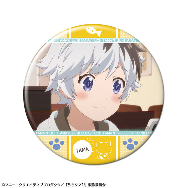 うちタマ？！ ～うちのタマ知りませんか？～ 缶バッジ デザイン01(岡本タマ)[ライセンスエージェント]《在庫切れ》