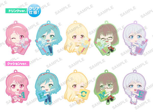 バンドリ！ ガールズバンドパーティ！ むぎゅっとラバーストラップ vol.3 Pastel*Palettes 10個入りBOX[ブシロードクリエイティブ]《在庫切れ》
