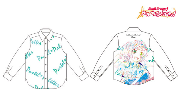 BanG Dream！ ガールズバンドパーティ！ 氷川日菜 Ani-Art フルグラフィックカジュアルシャツ ユニセックス M[アルマビアンカ]《在庫切れ》