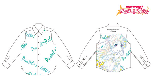 BanG Dream！ ガールズバンドパーティ！ 白鷺千聖 Ani-Art フルグラフィックカジュアルシャツ ユニセックス L[アルマビアンカ]《在庫切れ》