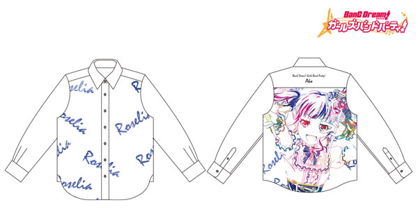 BanG Dream！ ガールズバンドパーティ！ 宇田川あこ Ani-Art フルグラフィックカジュアルシャツ ユニセックス L[アルマビアンカ]《在庫切れ》