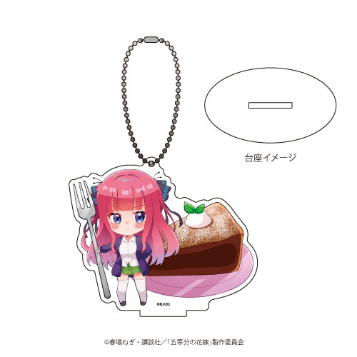 アクリルスタンドキーホルダー「五等分の花嫁」07/中野二乃 お食事ver. (フォトきゃら)[A3]《在庫切れ》