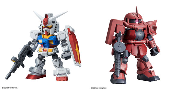 SDガンダムクロスシルエット RX-78-2 ガンダム ＆ シャア専用ザクII プラモデル