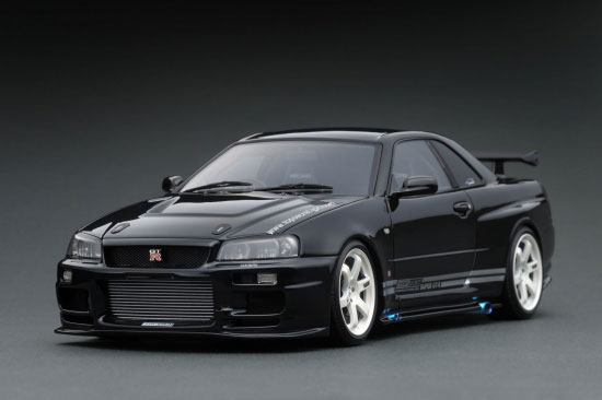 1/18 TOP SECRET GT-R (BNR34) Black[イグニッションモデル]【送料無料