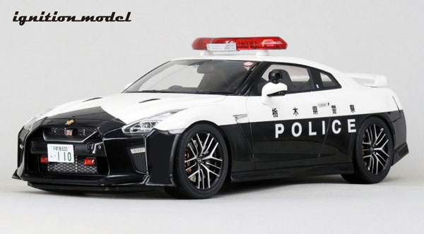 1/18 イグニッション モデル R35 GT-R 栃木県警察 パトロールカー 1/18 Nissan GT-R (R35) 2018 栃木県警察高速道路交通警察隊車両