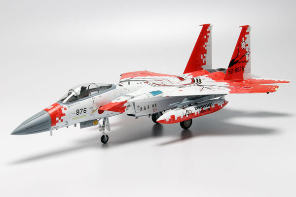 F-15J 迷彩モデル 日本製 1/72 航空自衛隊 主力戦闘機 F-15Jイーグル 迷彩型紙シート付き