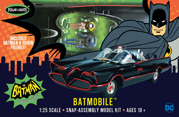 ポーラライツ 1/25 バットマン ＆ロビン バットサイクル TV版 1966 1966 Batman TV Batcycle Classic Edition (1/25) (fs)