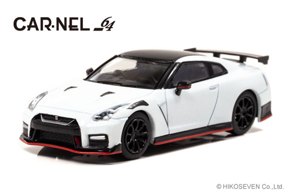 1/64 日産 GT-R NISMO (R35) 2020 Brilliant White Pearl[CAR・NEL]《在庫切れ》