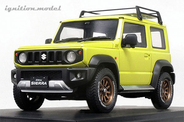 1/18 SUZUKI Jimny SIERRA JC (JB74W) Lift Up Kinetic Yellow/Black[イグニッションモデル ]【送料無料】《在庫切れ》