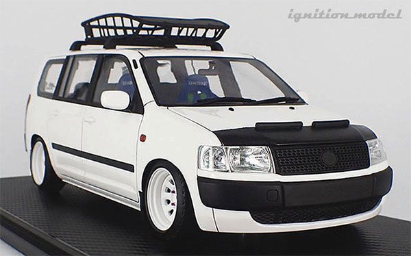 1/18 Toyota Probox GL (NCP51V) White[イグニッションモデル]【送料無料】《在庫切れ》