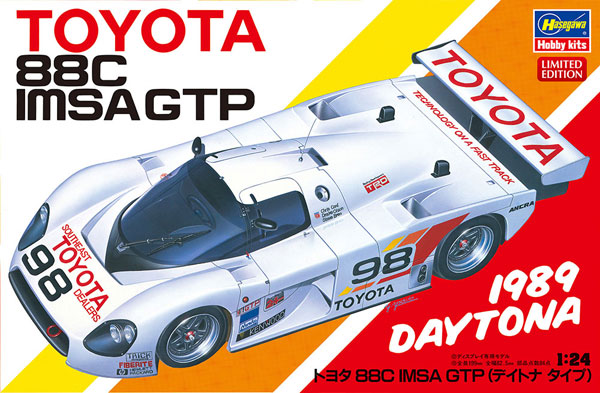 1/24 トヨタ 88C IMSA GTP(デイトナ タイプ) プラモデル（再販）[ハセガワ]《０９月予約》