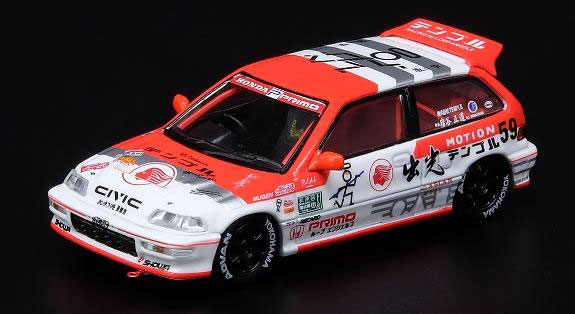 1/64 Honda シビック EF9 出光 MOTION TEMPLE RACING[INNO Models]《在庫切れ》