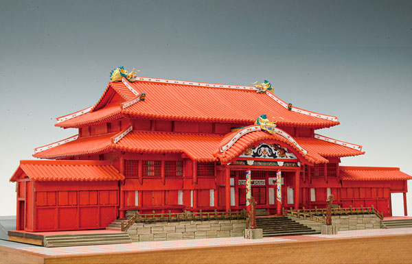 木製模型 1/150 首里城[ウッディジョー]【送料無料】《在庫切れ》