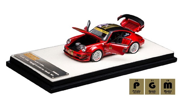 1/64 PGM RWB 964 Red Sakura ミニカー 限定品 絶版 1円～ PGM 1/64