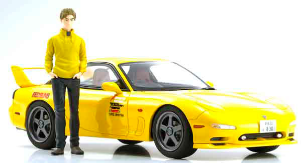 KYOSHOオリジナル 1/18 新劇場版 頭文字D マツダ RX-7 FD3S 高橋啓介フィギュア付[京商]《在庫切れ》