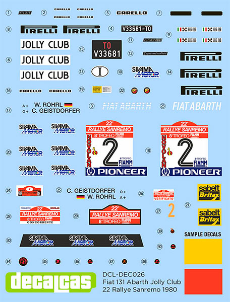 WRCラリーカー】1/24 フィアット 131 おもたい アバルト (1980)