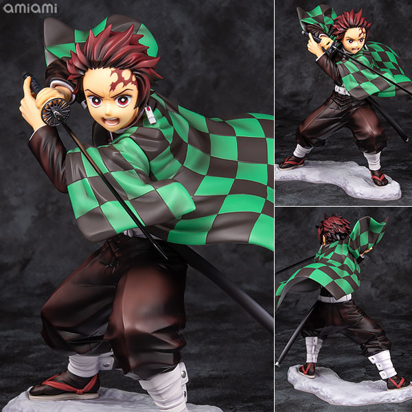 KOTOBUKIYA - 鬼滅の刃 ARTFX J 竈門炭治郎 コトブキヤ フィギュア特典パーツ付き Amazon.co.jp: ARTFX J 鬼滅の刃 竈門炭治郎 1/8スケール PVC製