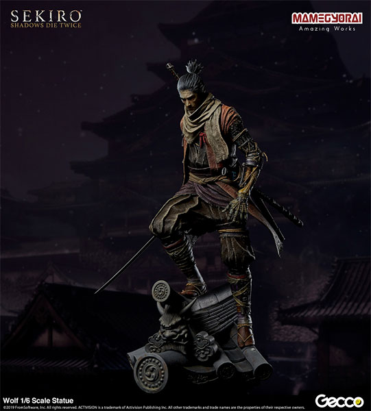 【中古】【特典】SEKIRO： SHADOWS DIE TWICE/ 狼 1/6スケール スタチュー[Gecco] 同梱不可