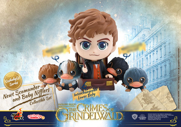 Cosbaby Fantastic Beasts：The Crimes of Grindelwald [Size S] - Newt Scamander ＆ Baby Niffler[Set Of 5]