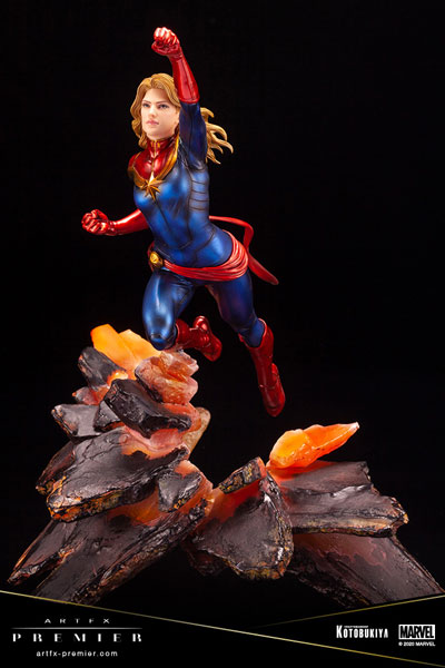 【中古】ARTFX PREMIER MARVEL UNIVERSE キャプテン・マーベル 1/10 簡易組み立てキット[コトブキヤ]