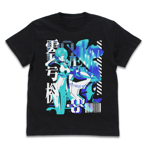 EVANGELION エヴァ零号機 アシッドグラフィックスTシャツ/BLACK-M[コスパ]