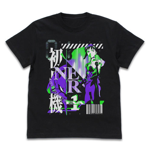 EVANGELION エヴァ初号機 アシッドグラフィックスTシャツ/BLACK-M[コスパ]