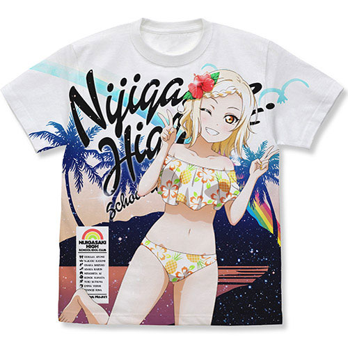 宮下愛 フルグラフィックTシャツ ラブライブ！虹ヶ咲学園スクールアイドル同好会 - 宮下 愛 Ani