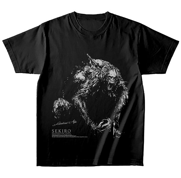 SEKIRO： SHADOWS DIE TWICE Tシャツ 獅子猿ver. Sサイズ[キャラアニ]《在庫切れ》