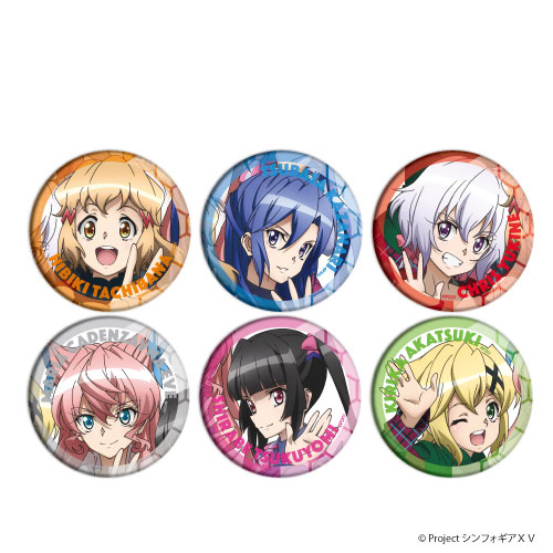 缶バッジ「戦姫絶唱シンフォギアXV」02/ 6個入りBOX[A3]《在庫切れ》