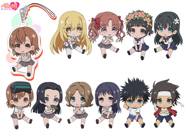 とある科学の超電磁砲T ぺたん娘トレーディングアクリルストラップ 11個入りBOX[ペンギンパレード]《在庫切れ》