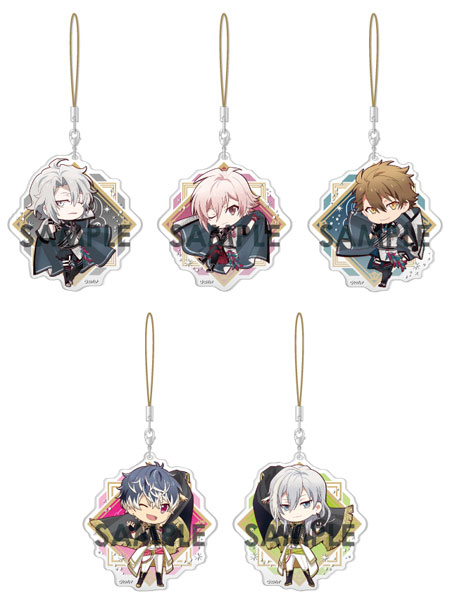 アイドリッシュセブン きゃらふぃーゆアクリルストラップ ～REUNION～ BOX.B 5個入りBOX[ソル・インターナショナル]《在庫切れ》